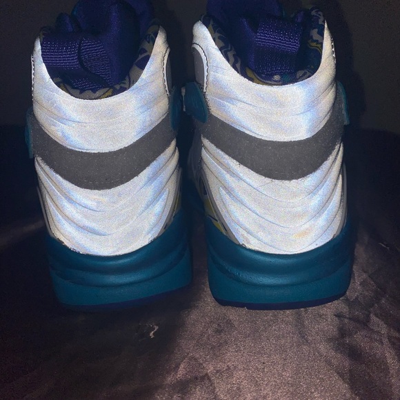 Air Jordan 8 retro Aqua . Like new well conditioned . - Picture 6 of 6